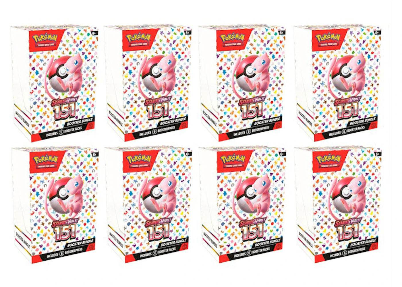 Pokémon TCG Scarlet & Violet 151 6pk Booster Bundle 8x Lot
