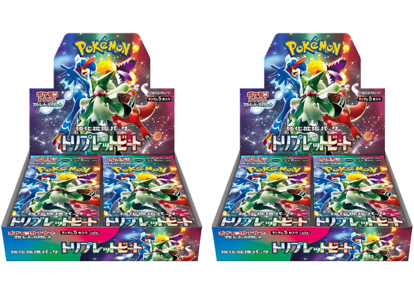Pokémon TCG Scarlet & Violet Expansion Pack Triplet Beat Box (Japanese) 2x Lot
