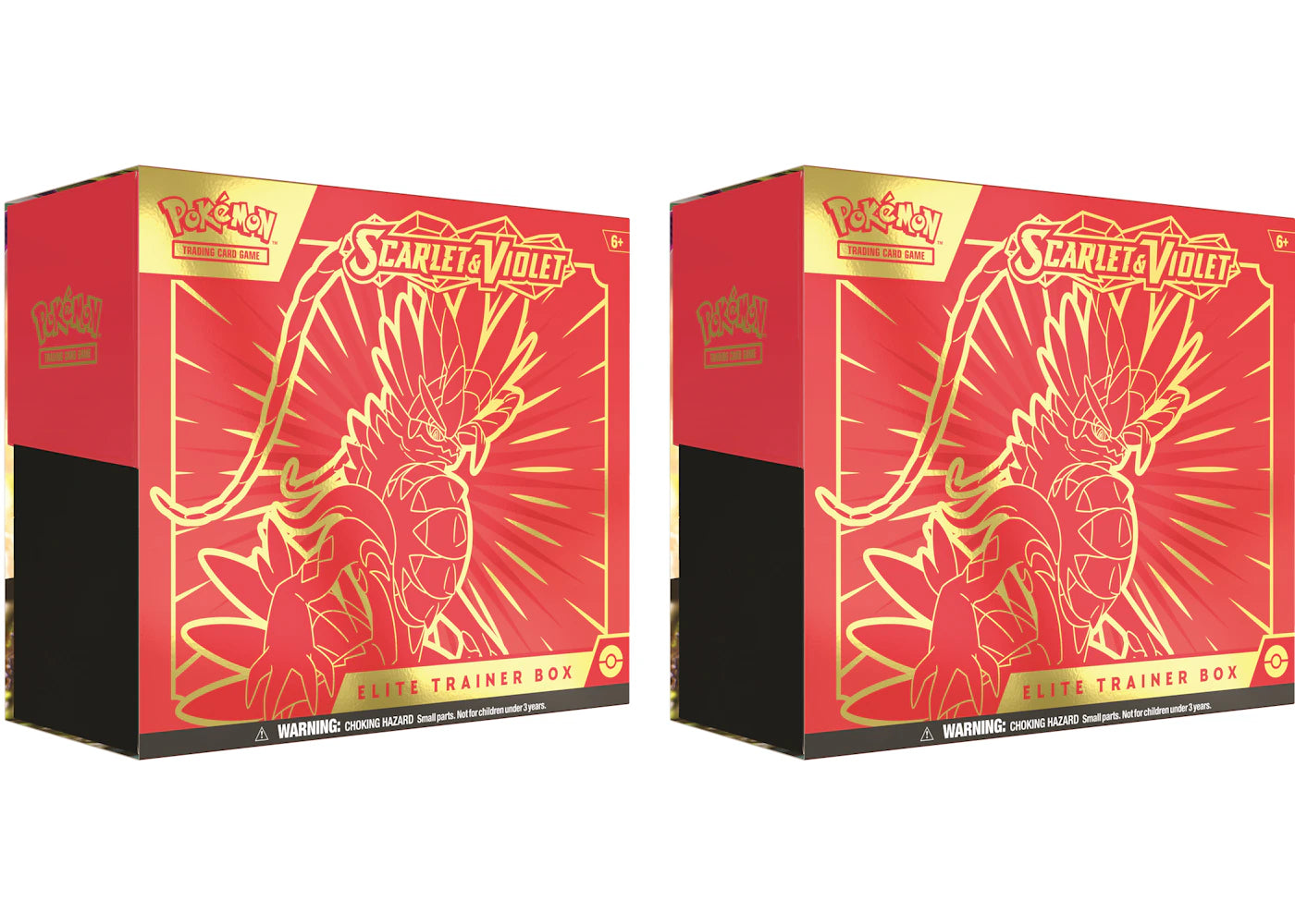 Pokémon TCG Scarlet & Violet Koraidon Elite Trainer Box 2x Lot