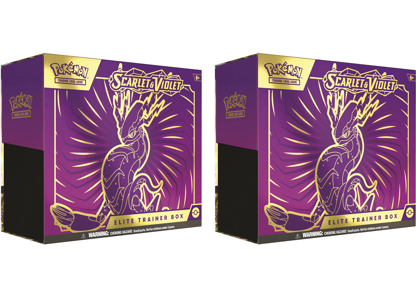 Pokémon TCG Scarlet & Violet Miraidon Elite Trainer Box 2x Lot