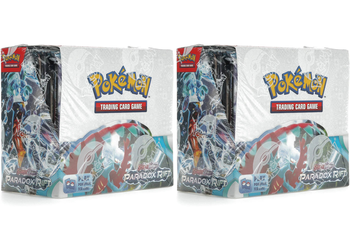 Pokémon TCG Scarlet & Violet Paradox Rift Booster Box 2x Lot