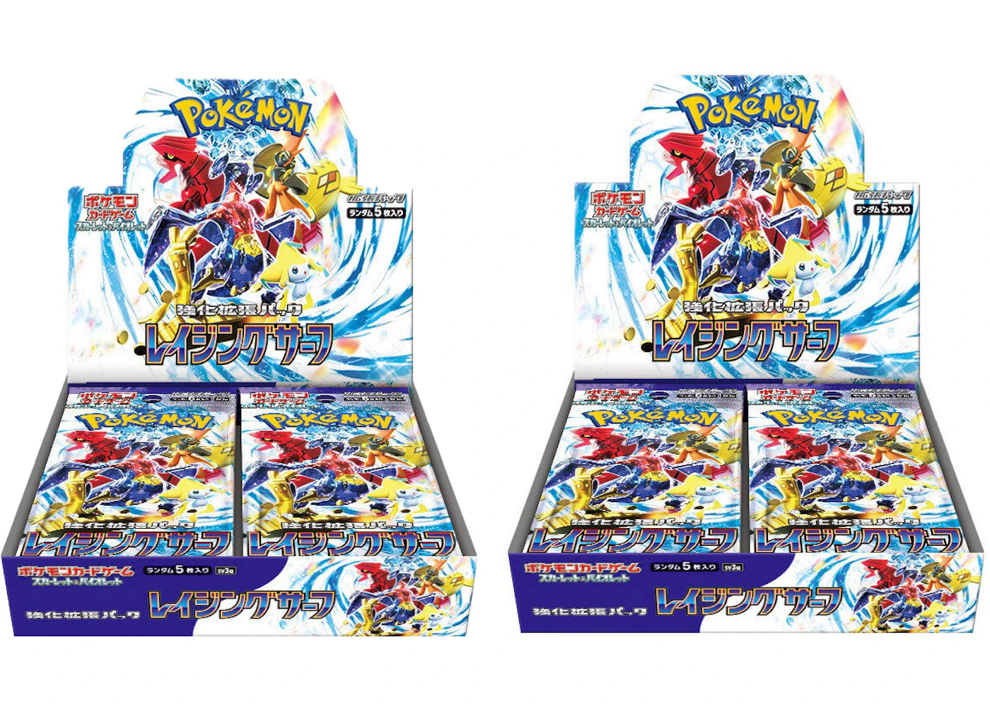 Pokémon TCG Scarlet & Violet Raging Surf Booster Box (Japanese) 2x Lot