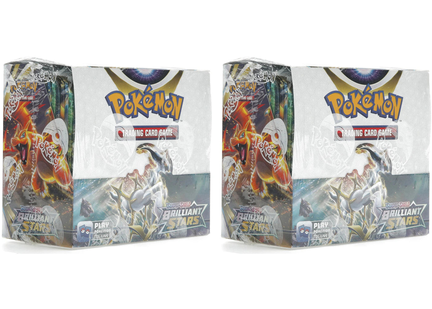 Pokémon TCG Sword & Shield Brilliant Stars Booster Box 2x Lot