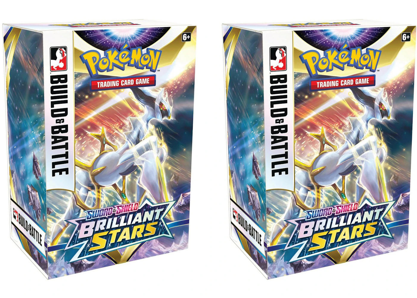 Pokémon TCG Sword & Shield Brilliant Stars Build and Battle Box 2x Lot