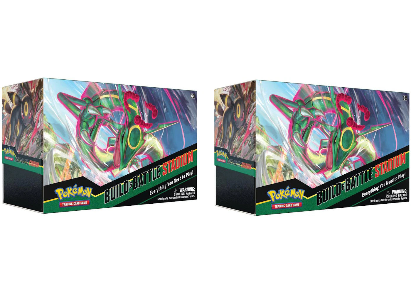 Pokémon TCG Sword & Shield Evolving Skies Build & Battle Stadium 2x Lot