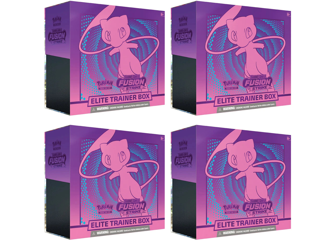 Pokémon TCG Sword & Shield Fusion Strike Elite Trainer Box 4x Lot