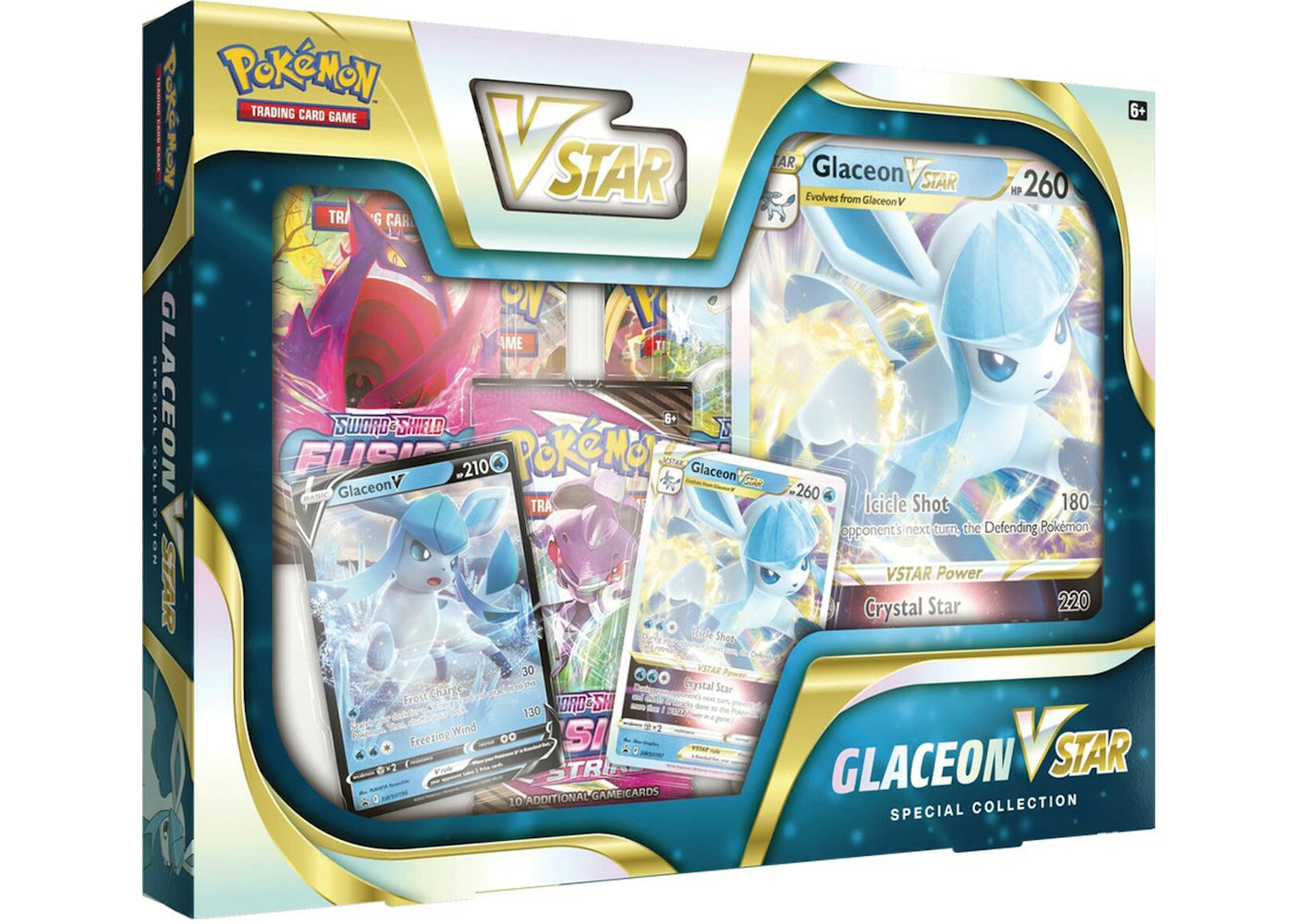 Pokémon TCG Sword & Shield Glaceon VSTAR Special Collection Box