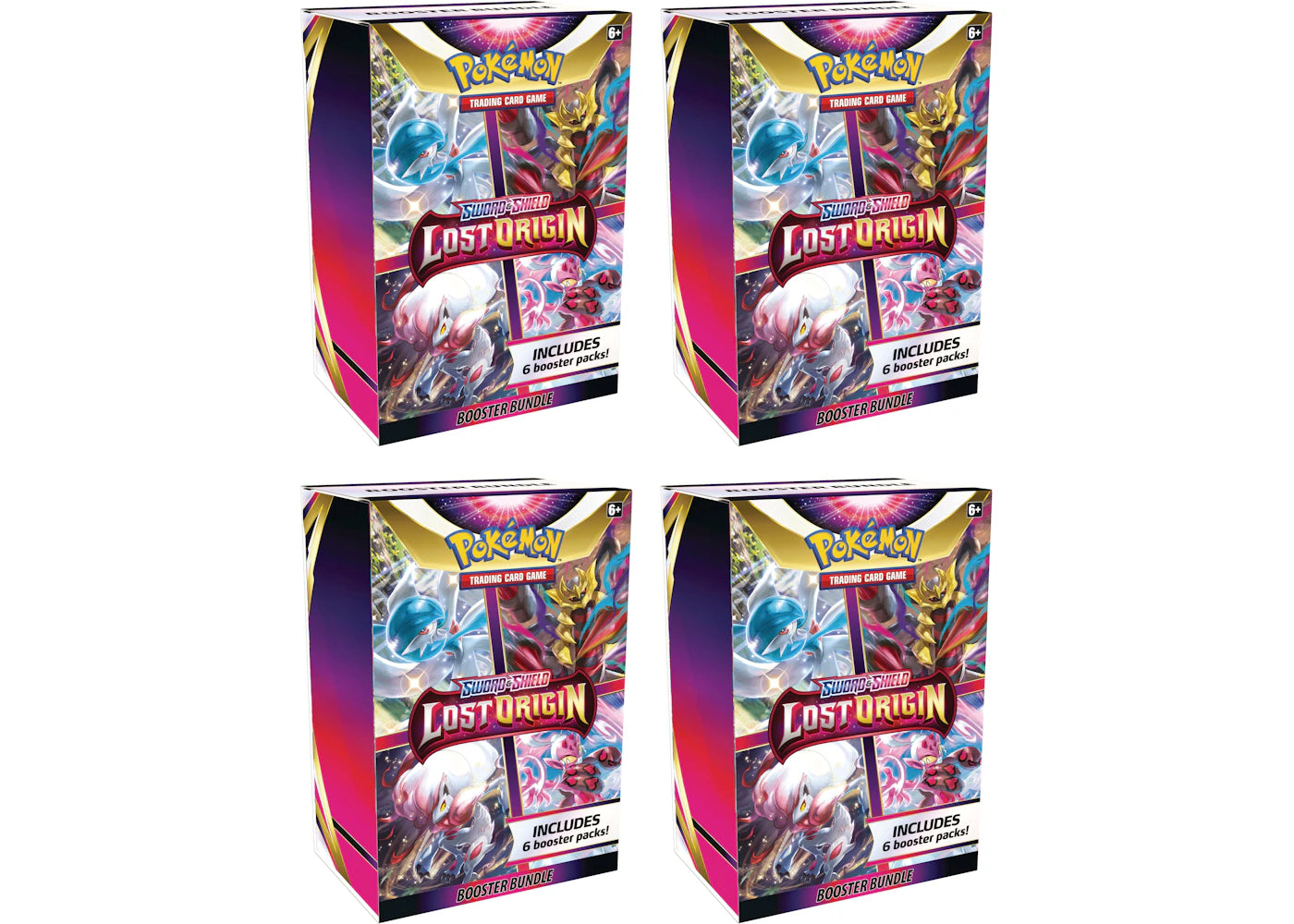 Pokémon TCG Sword & Shield Lost Origin Booster Bundle 4x Lot