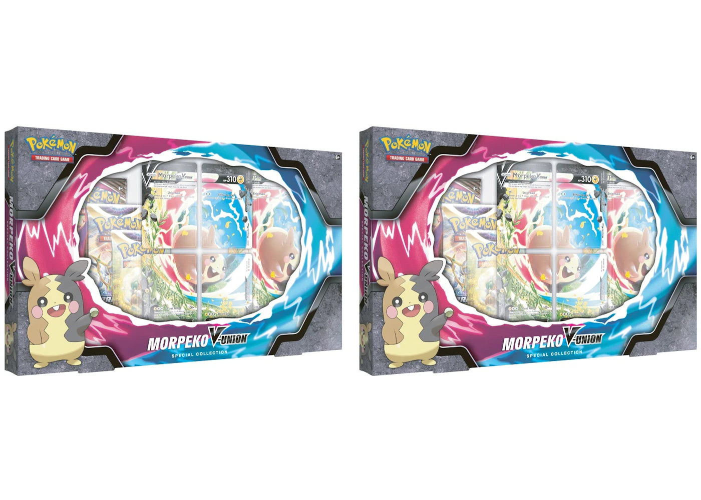 Pokémon TCG Sword & Shield Morpeko V-UNION Special Collection Box 2x Lot