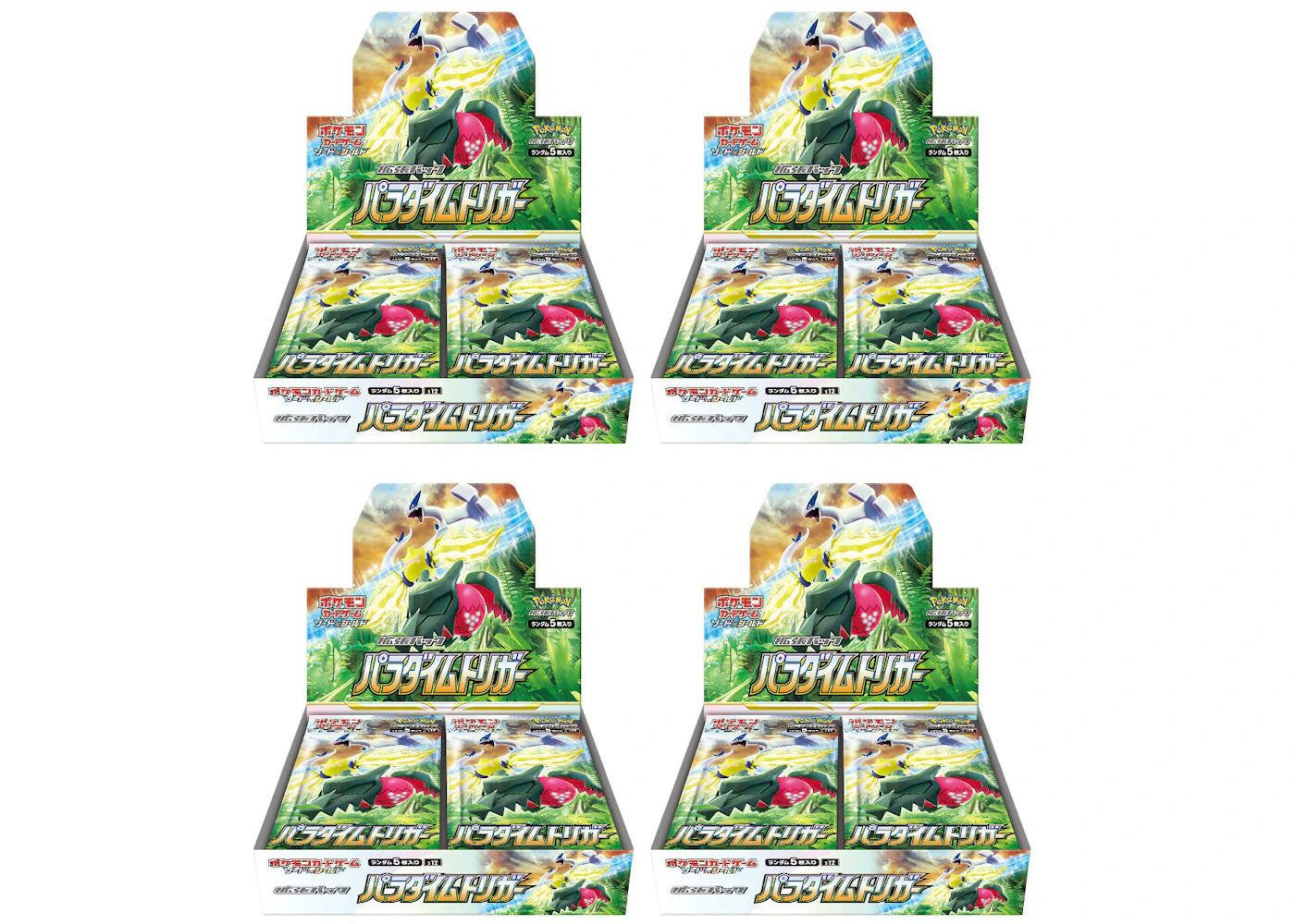 Pokémon TCG Sword & Shield Paradigm Trigger Booster Box (Japanese) 4x Lot
