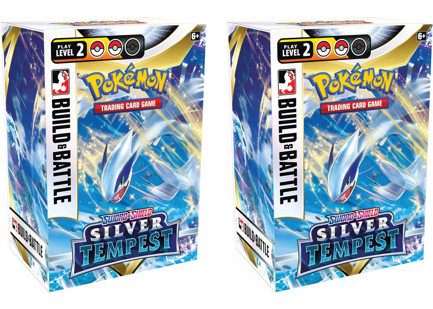 Pokémon TCG Sword & Shield Silver Tempest Build and Battle Box 2x Lot