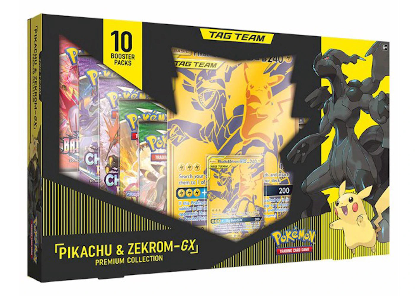 Pokémon TCG Tag Team GX Premium Collection Pikachu & Zekrom Box
