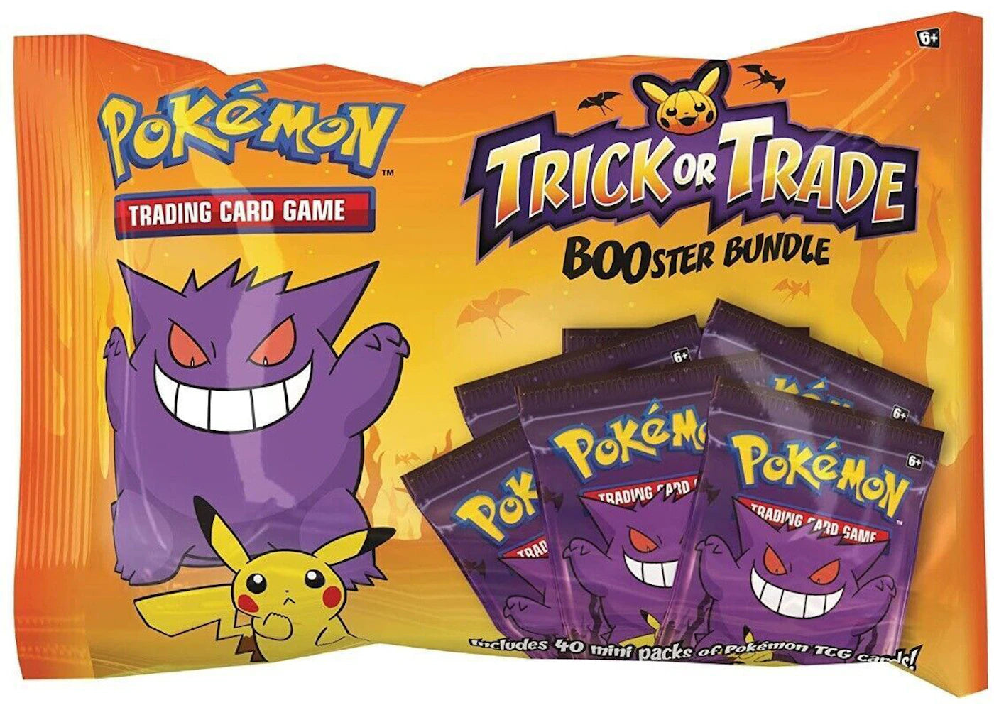 Pokémon TCG Trick or Trade Halloween Booster Bundle (40 Packs)