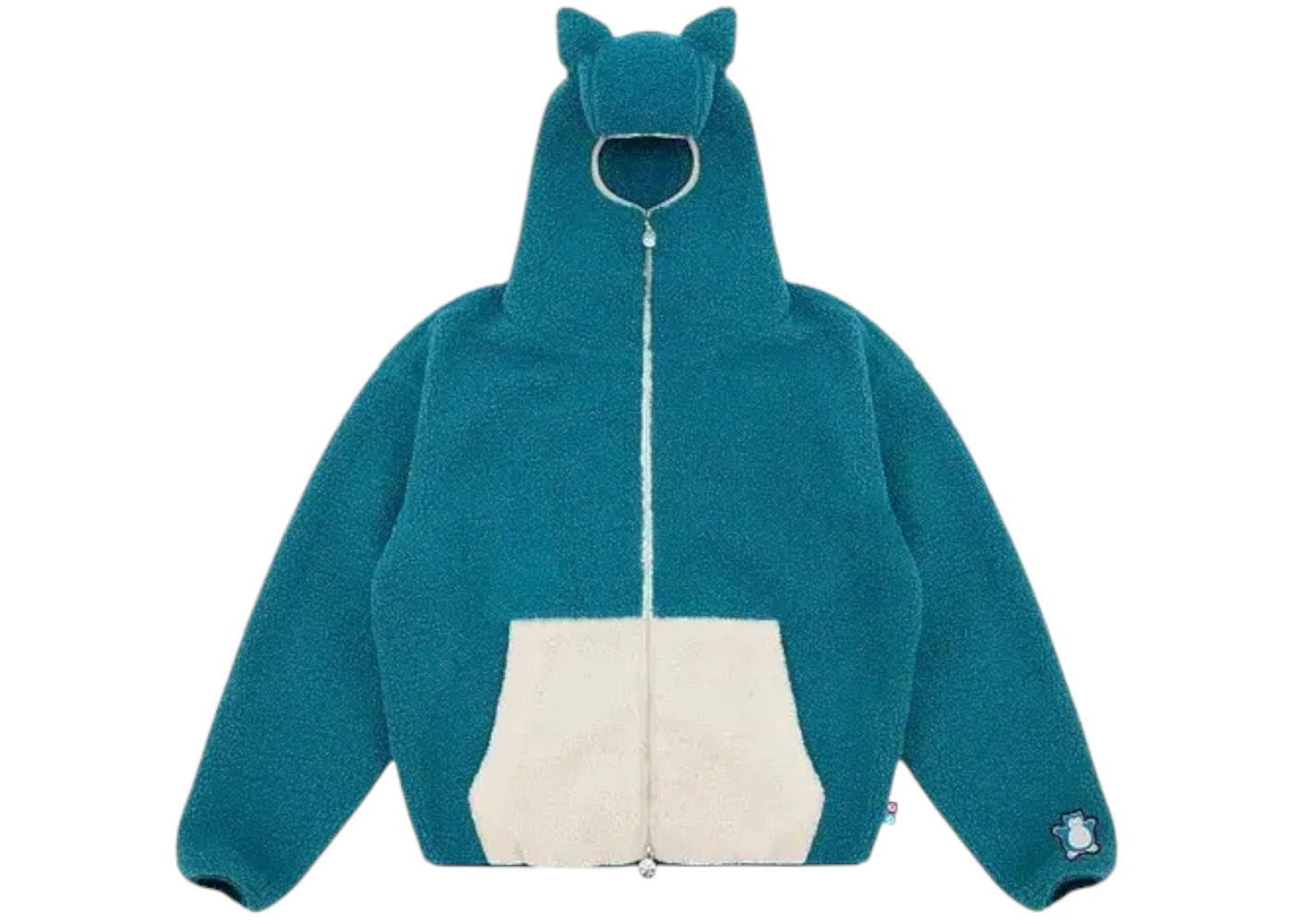 Pokemon x Vandy The Pink Snorlax Fleece Jacket Blue