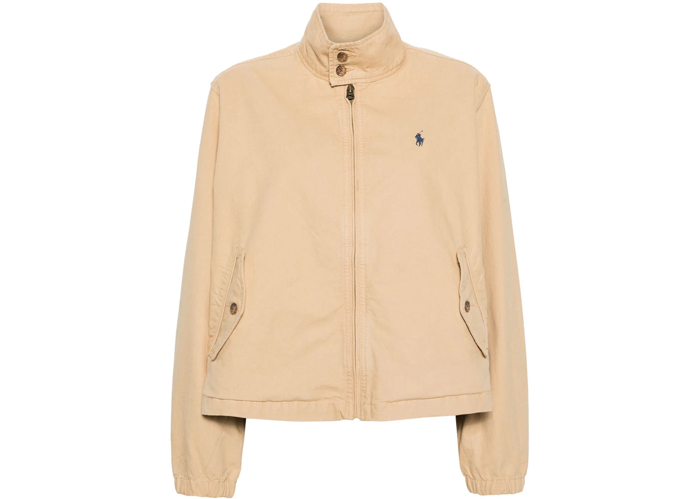 Polo Ralph Lauren Cty Jkt Lined Windbreaker Coat Vintage Khaki