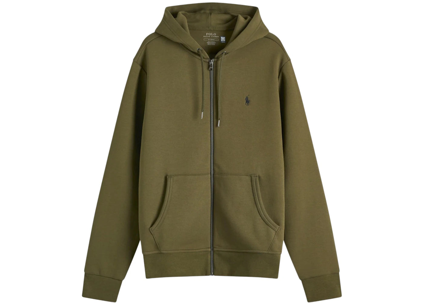 Polo Ralph Lauren Double Knit Zip Hoodie Company Olive