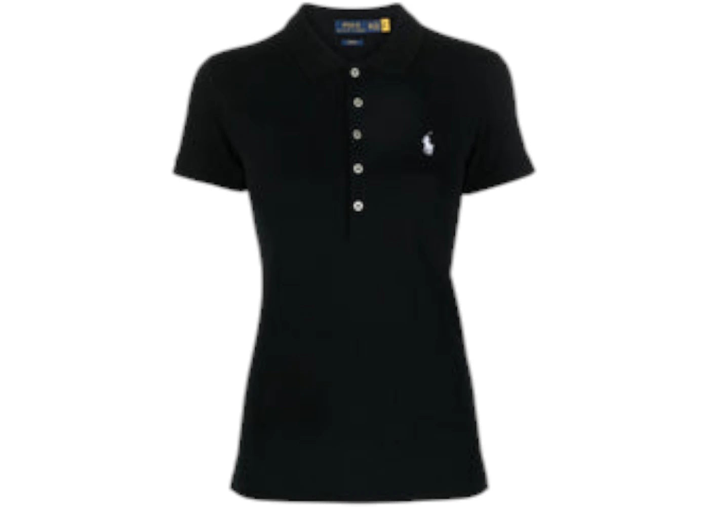 Polo Ralph Lauren Julie Slim SS Polo Shirt Black/White Pp