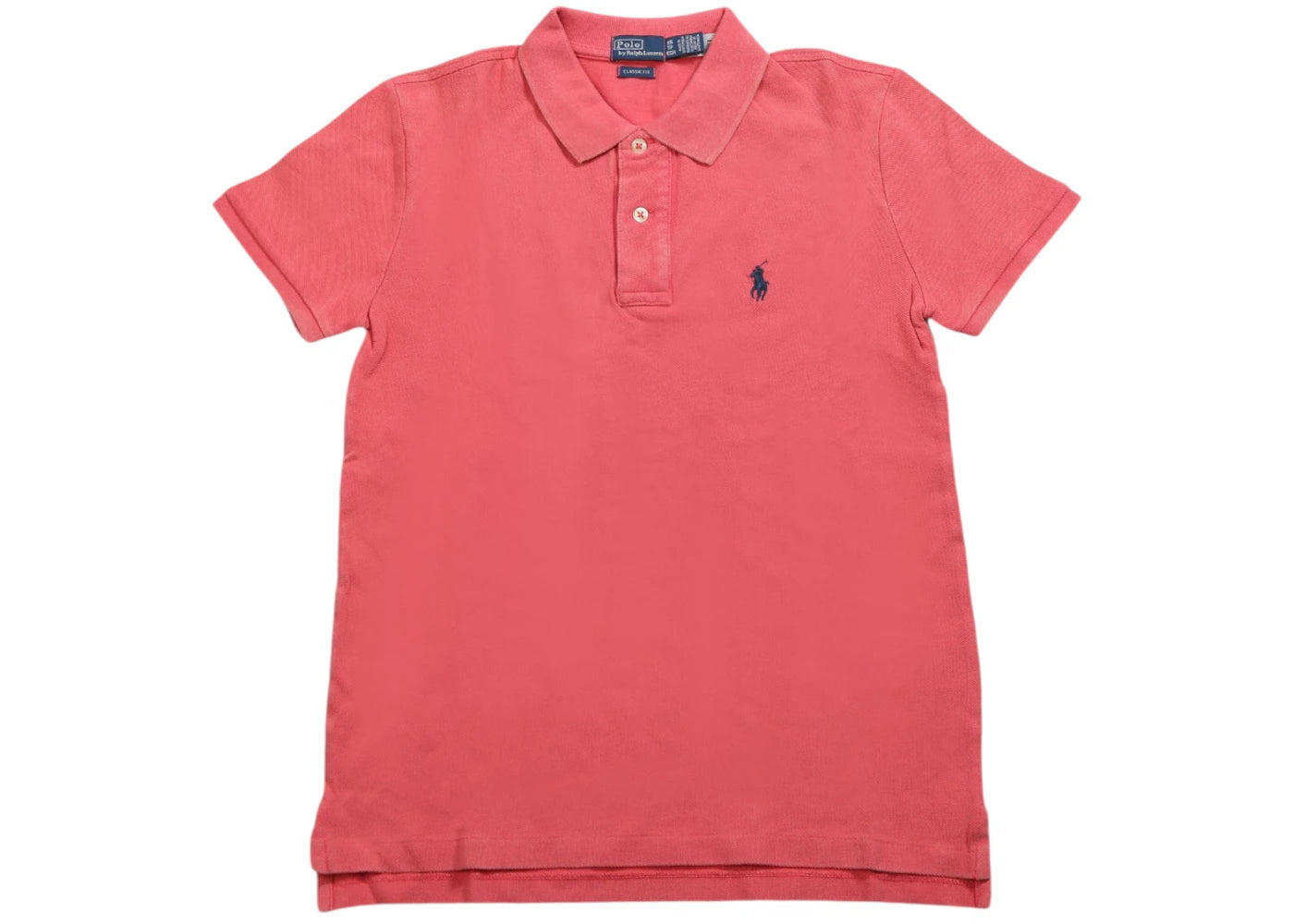 Polo Ralph Lauren Knit Collar Polo Shirt Pale Red
