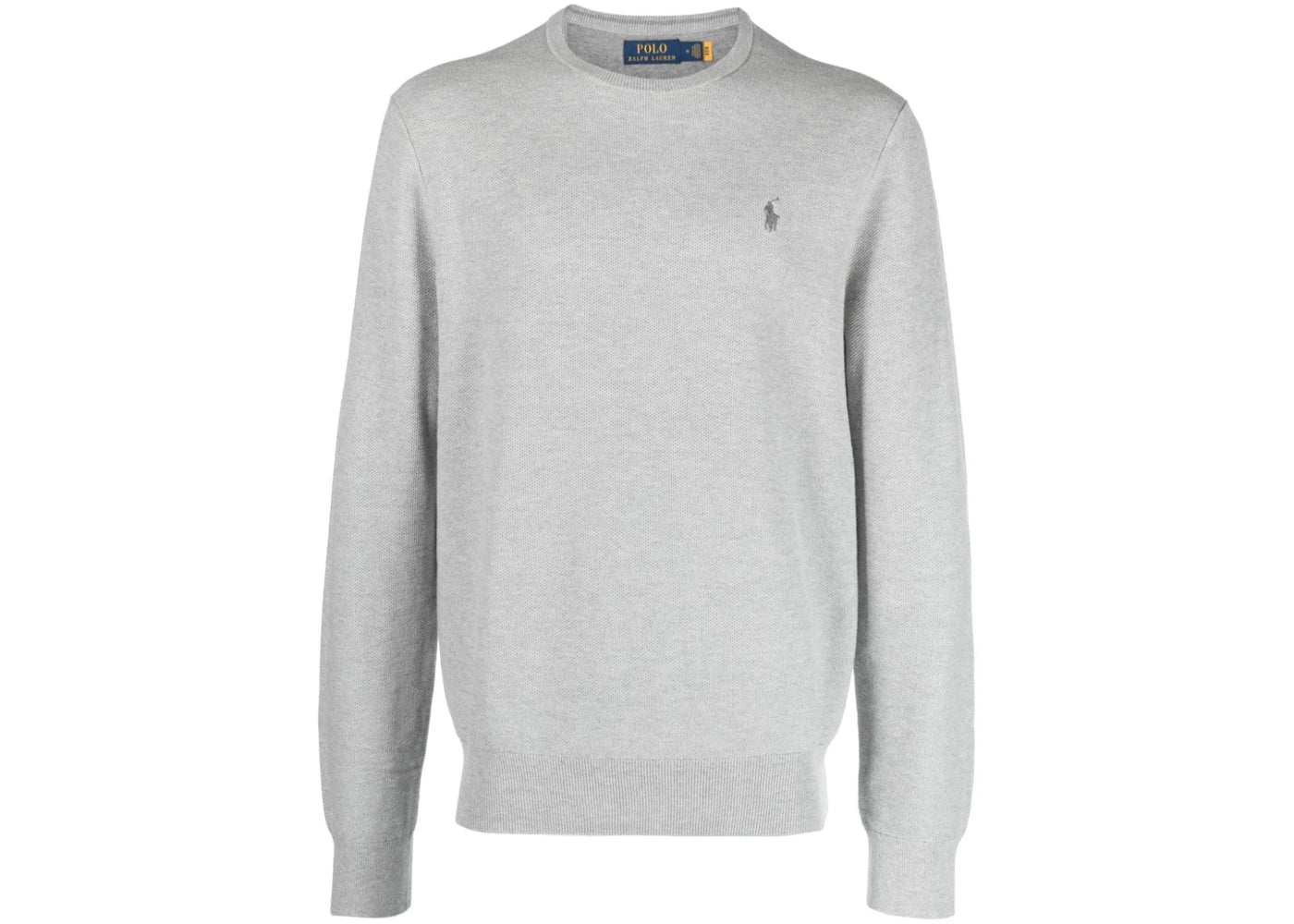 Polo Ralph Lauren Long Sleeve Cotton Crewneck Sweater Andover Heather
