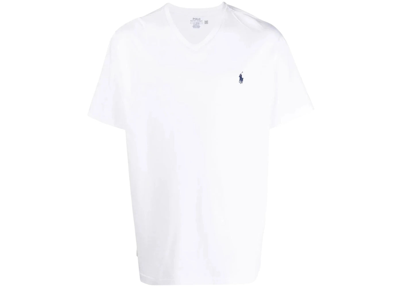 Polo Ralph Lauren Short Sleeve V-Neck Classic Fit T-shirt T-White