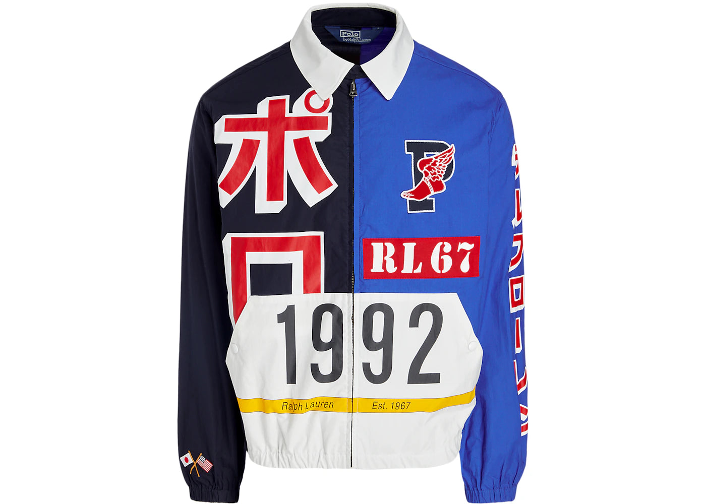 Polo Ralph Lauren Tokyo Stadium Jacket Navy Blue