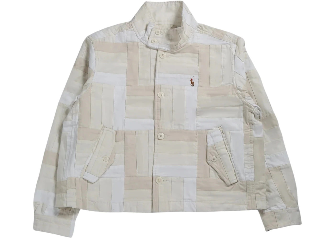 Polo Ralph Lauren Women's Lined Windbreaker Cream Multi