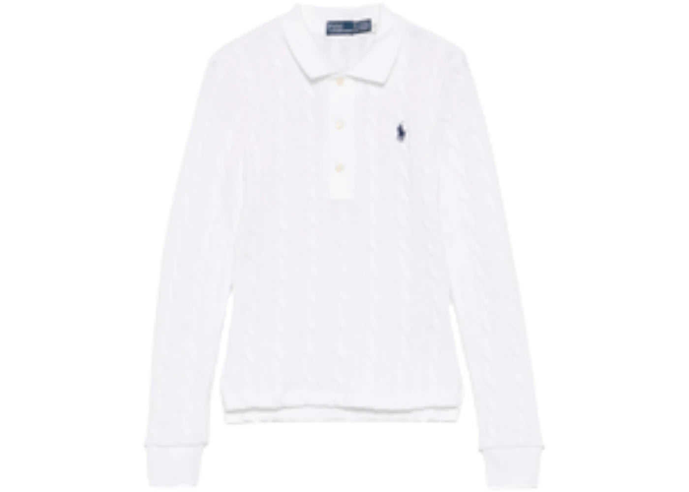 Polo Ralph Lauren Long Sleeve Polo Shirt White