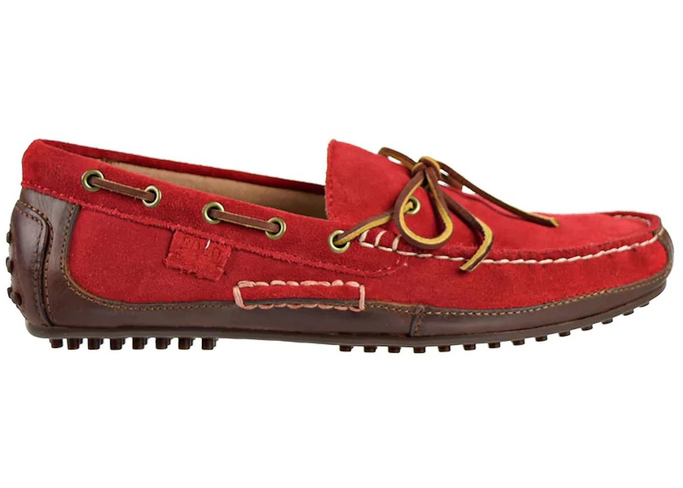 Polo Ralph Lauren Wyndings Slip-On-Driving Loafer Real Red