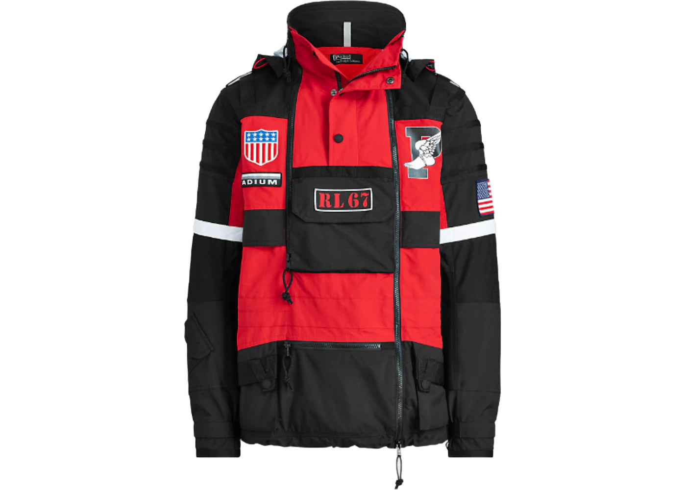 Polo Ralph Lauren Winter Stadium Jacket Injection Red/Polo Black