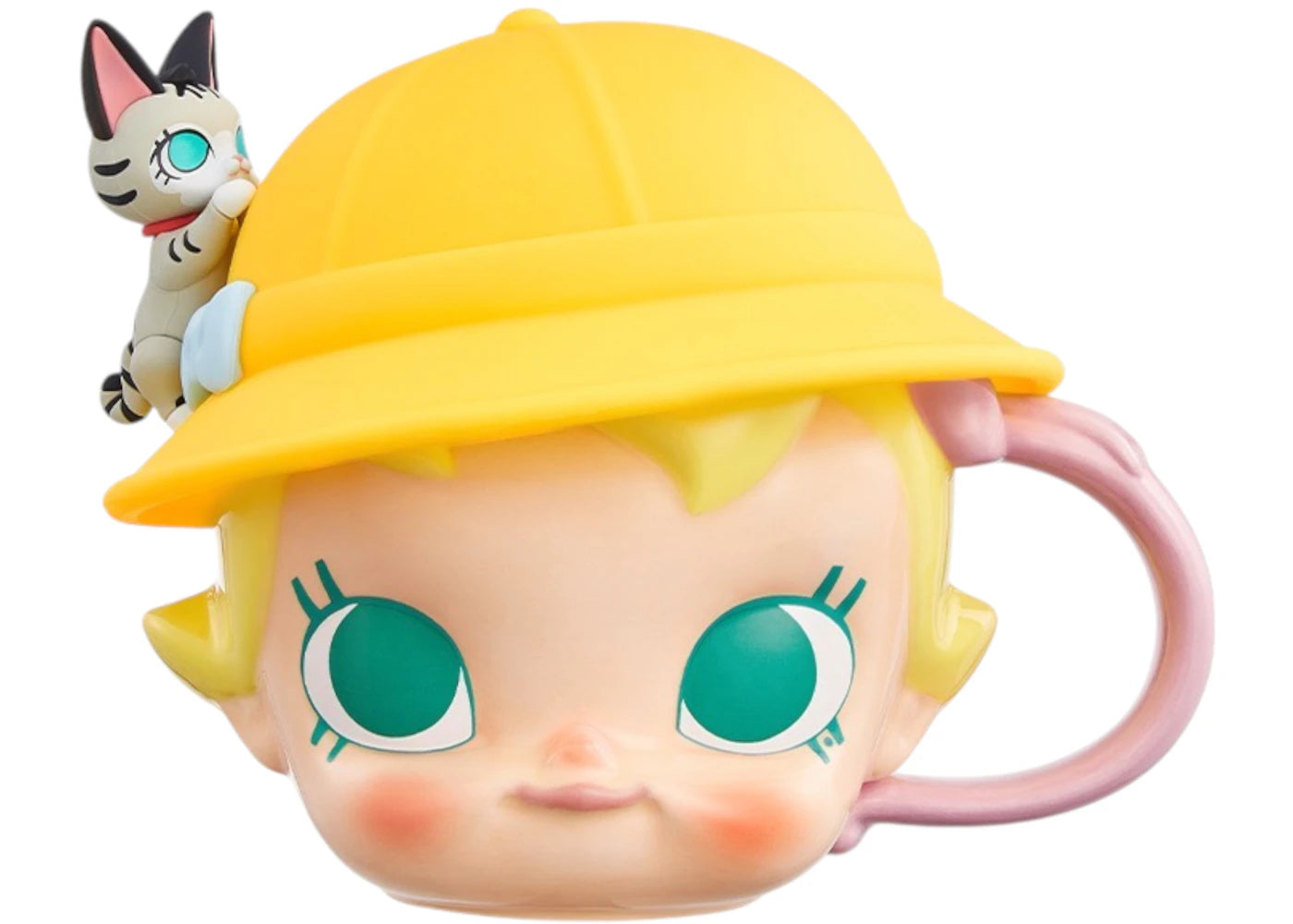 Pop Mart Baby Molly & Baby Tabby Series Big Head Ceramic Cup
