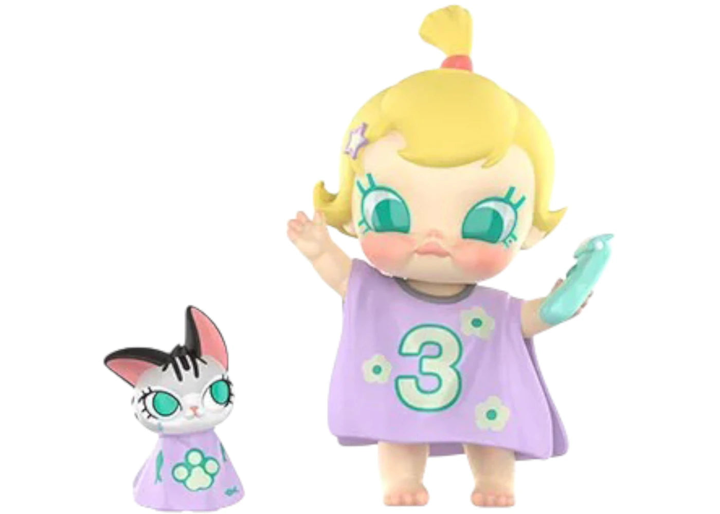 Pop Mart Baby Molly & Baby Tabby Series I Am Your Barber Figure