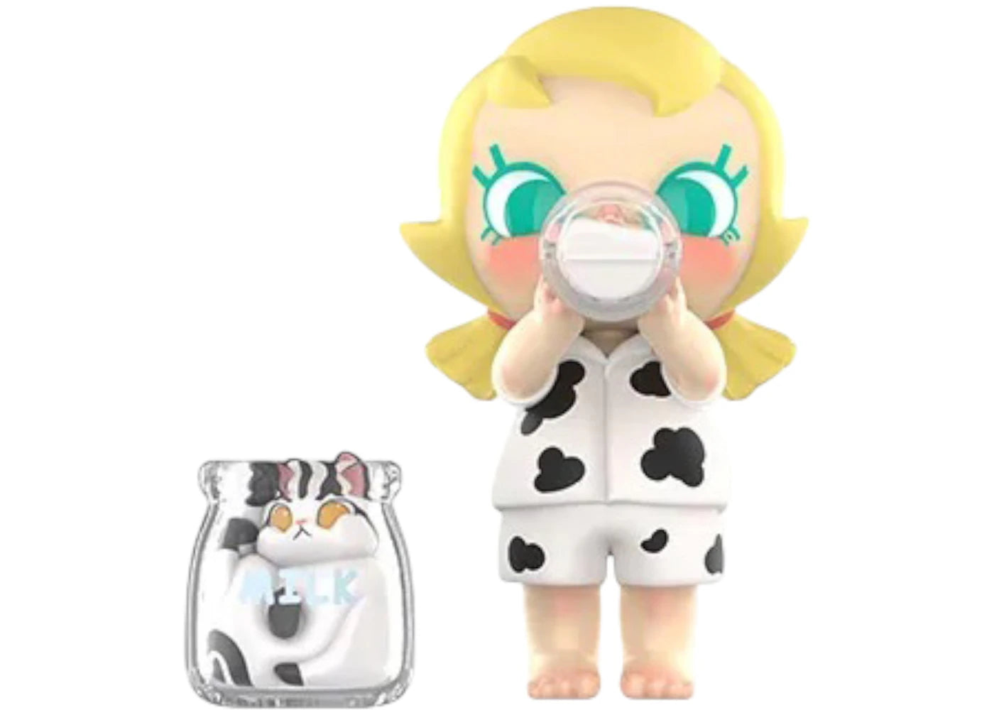 Pop Mart Baby Molly & Baby Tabby Series Milk Lover Figure