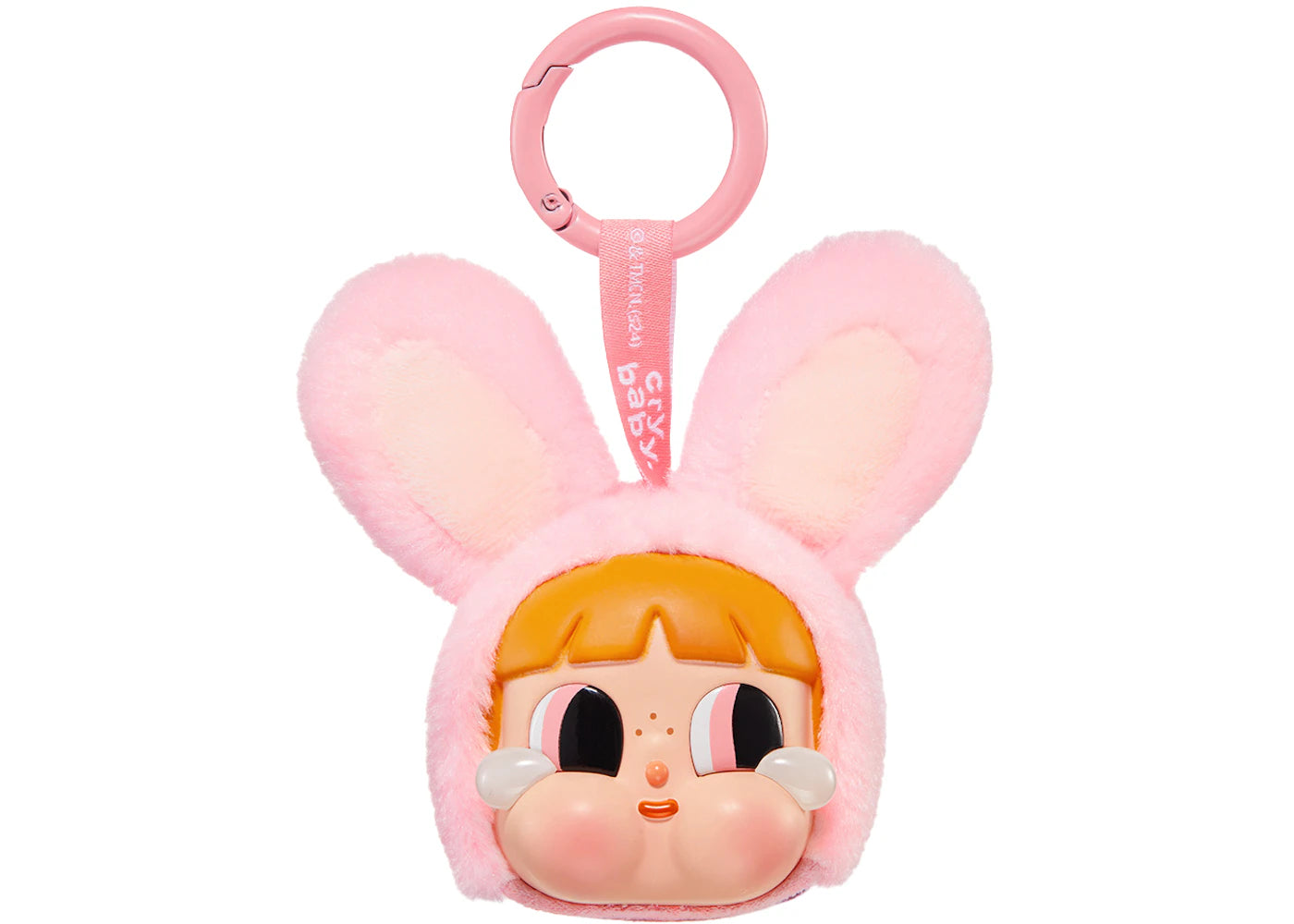 Pop Mart CRYBABY x Powerpuff Girls Series Bunny Blossom Vinyl Face Plush