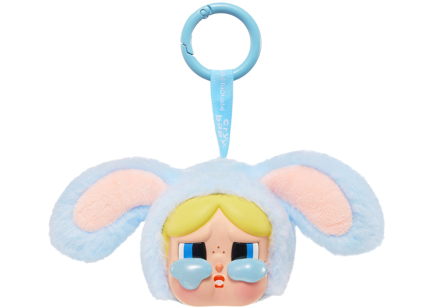 Pop Mart CRYBABY x Powerpuff Girls Series Bunny Bubbles Vinyl Face Plush