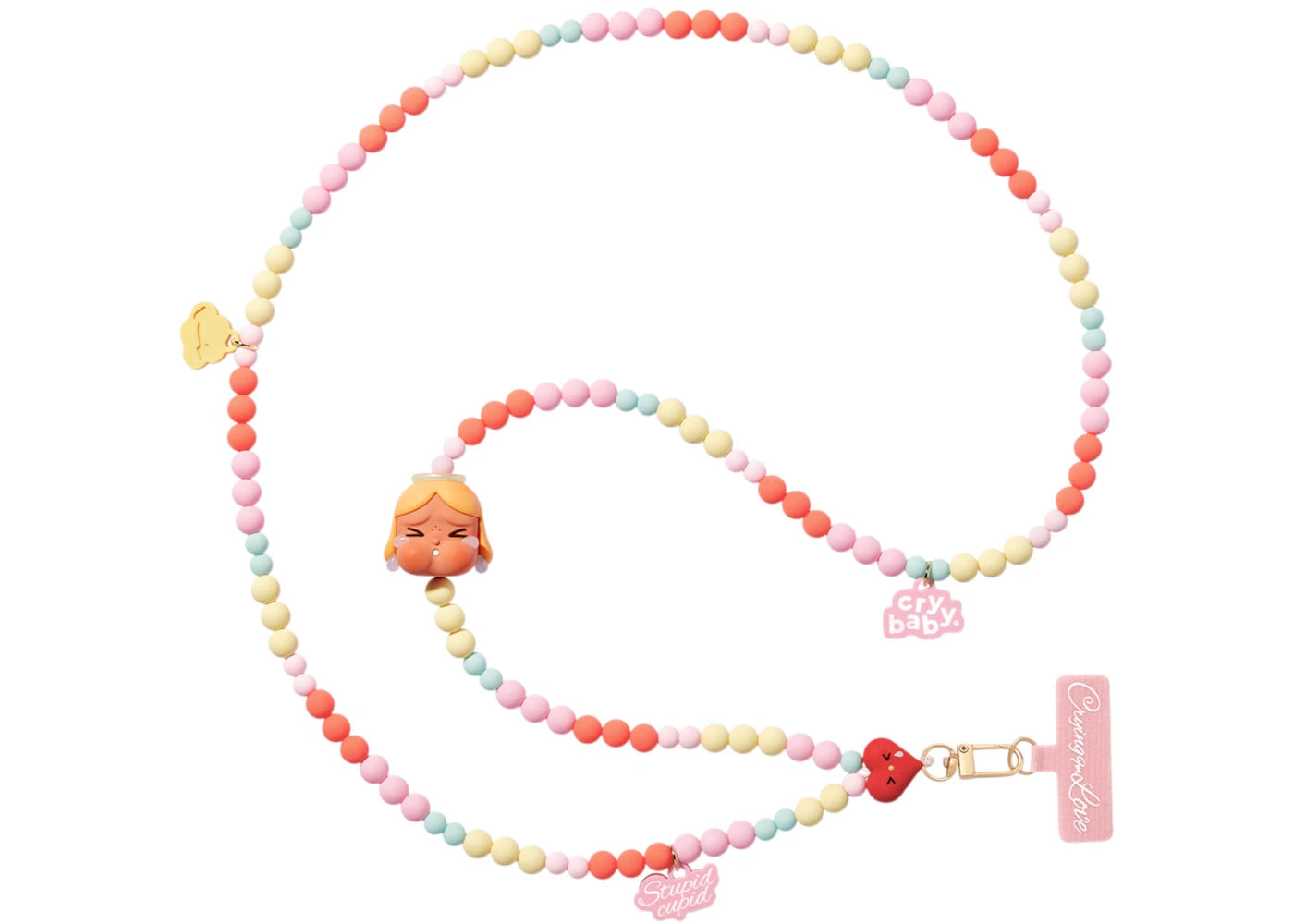 Pop Mart CryBaby Crying For Love Series Stupid Cupid Phone Charm