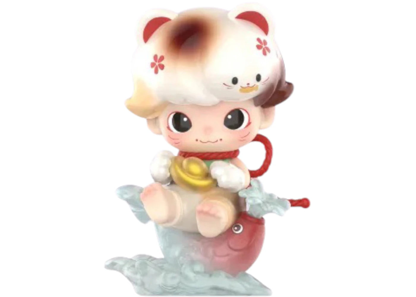 Pop Mart Dimoo Weaving Wonders Series Fortune Cat (Super Secret Edition) Figure