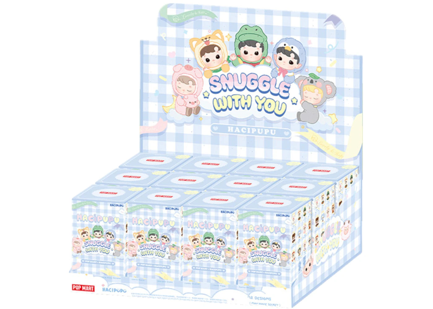 Pop Mart HACIPUPU Snuggle With You Series Sealed Case (12 Blind Box)