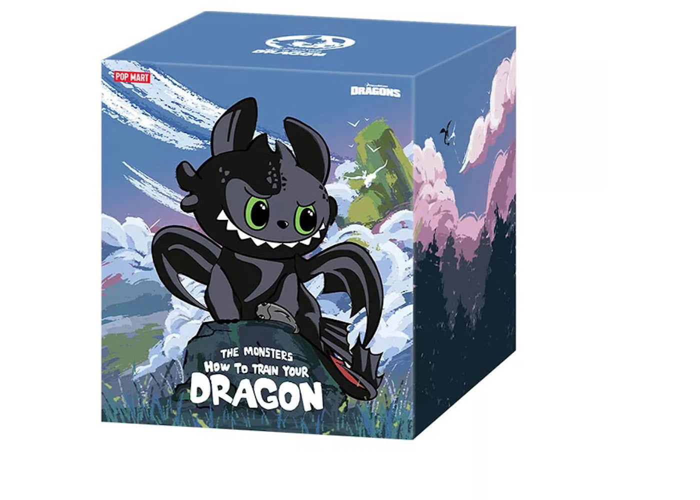 Pop Mart Labubu The Monsters How to Train Your Dragon Figurine Single Case (Blind Box)