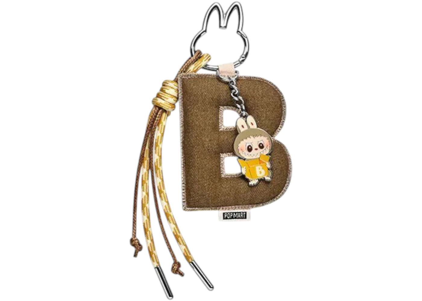Pop Mart Labubu The Monsters Pin for Love Series "B" Letter Pendant