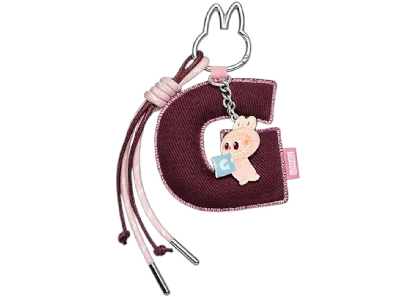 Pop Mart Labubu The Monsters Pin for Love Series "G" Letter Pendant