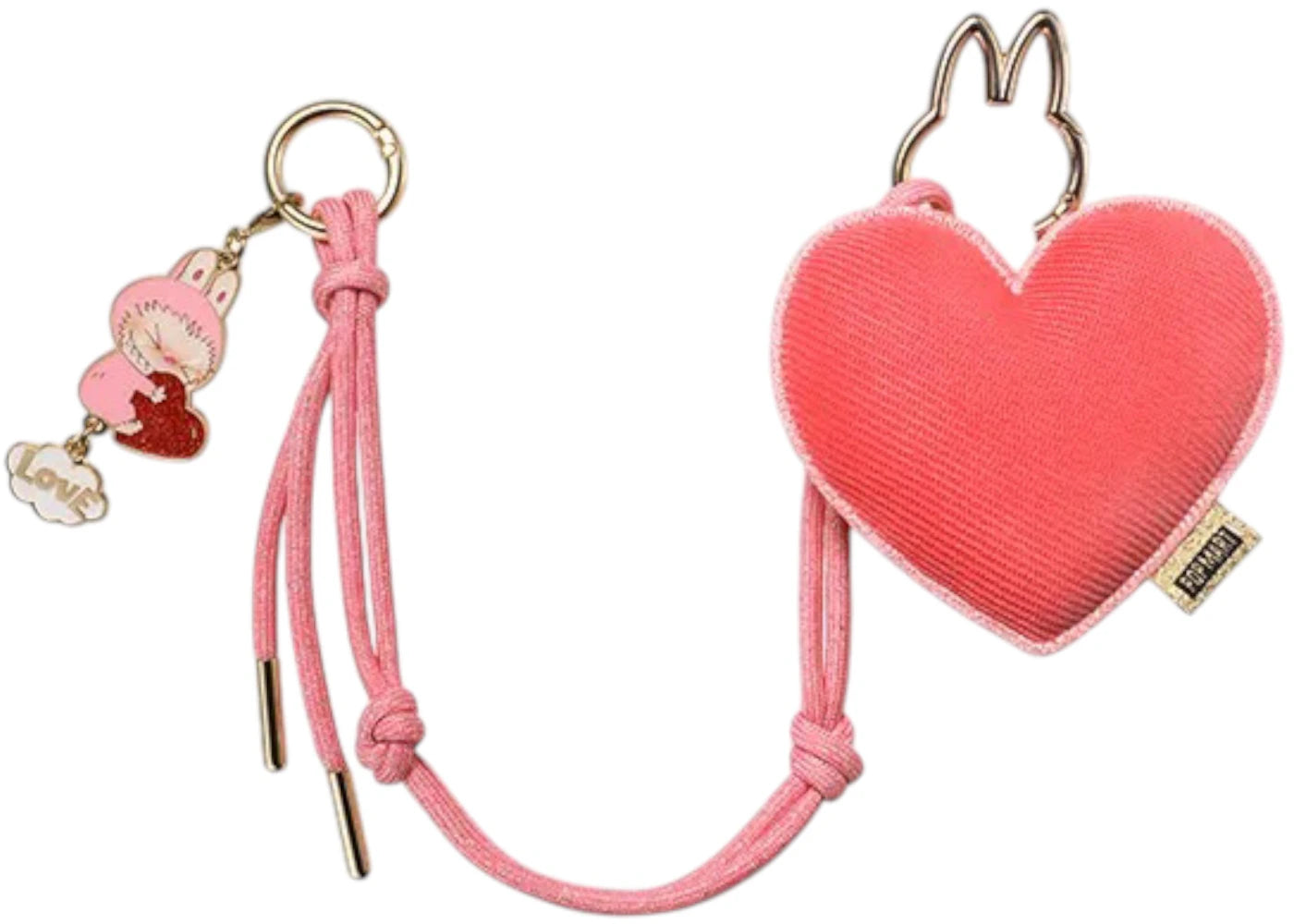 Pop Mart Labubu The Monsters Pin for Love Series "Heart" Secret Edition Letter Pendant