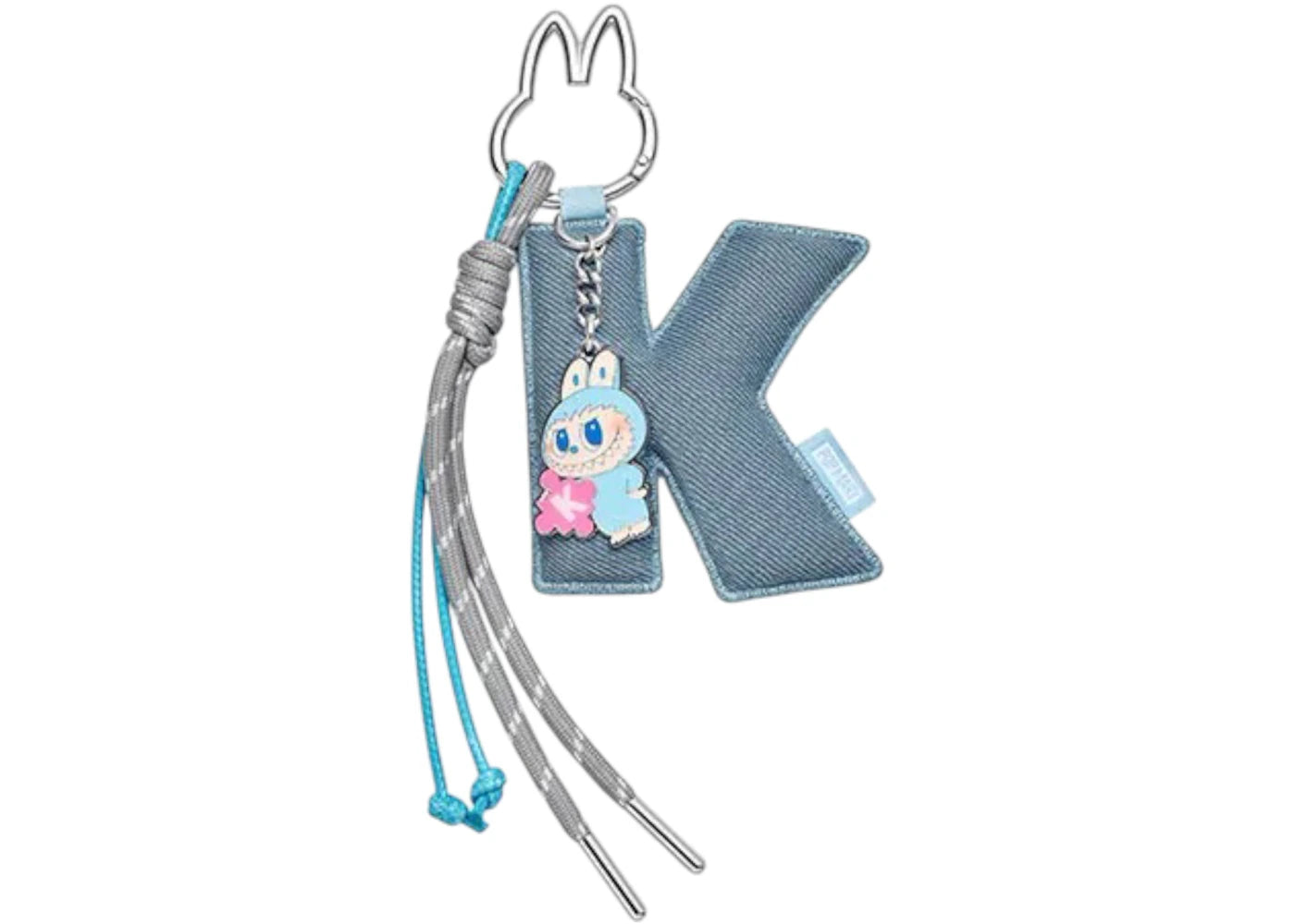 Pop Mart Labubu The Monsters Pin for Love Series "K" Letter Pendant