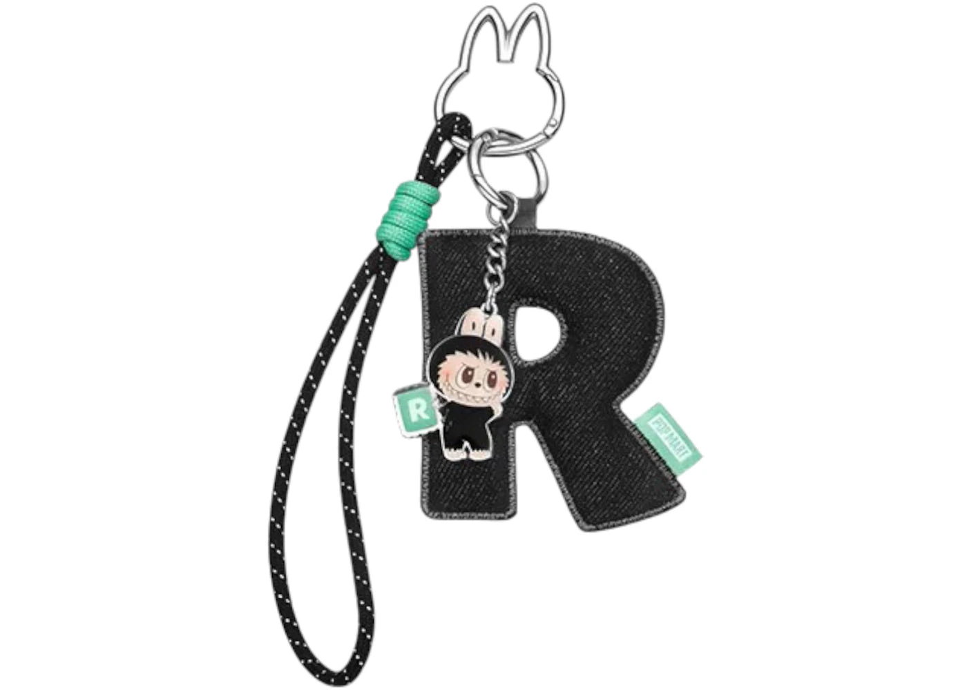 Pop Mart Labubu The Monsters Pin for Love Series "R" Letter Pendant