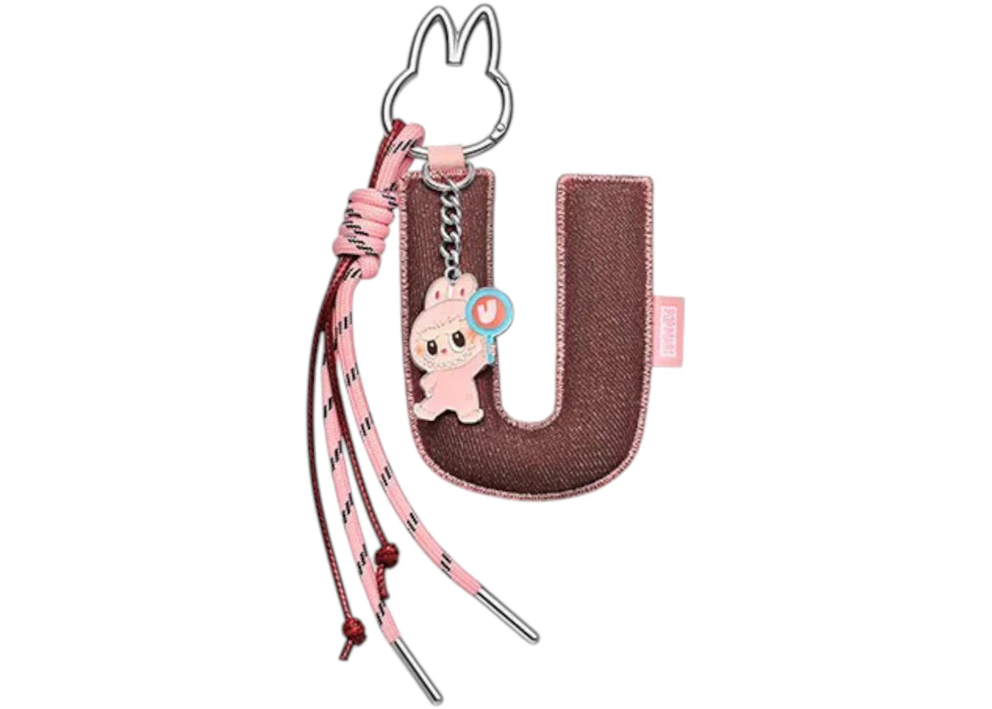 Pop Mart Labubu The Monsters Pin for Love Series "U" Letter Pendant