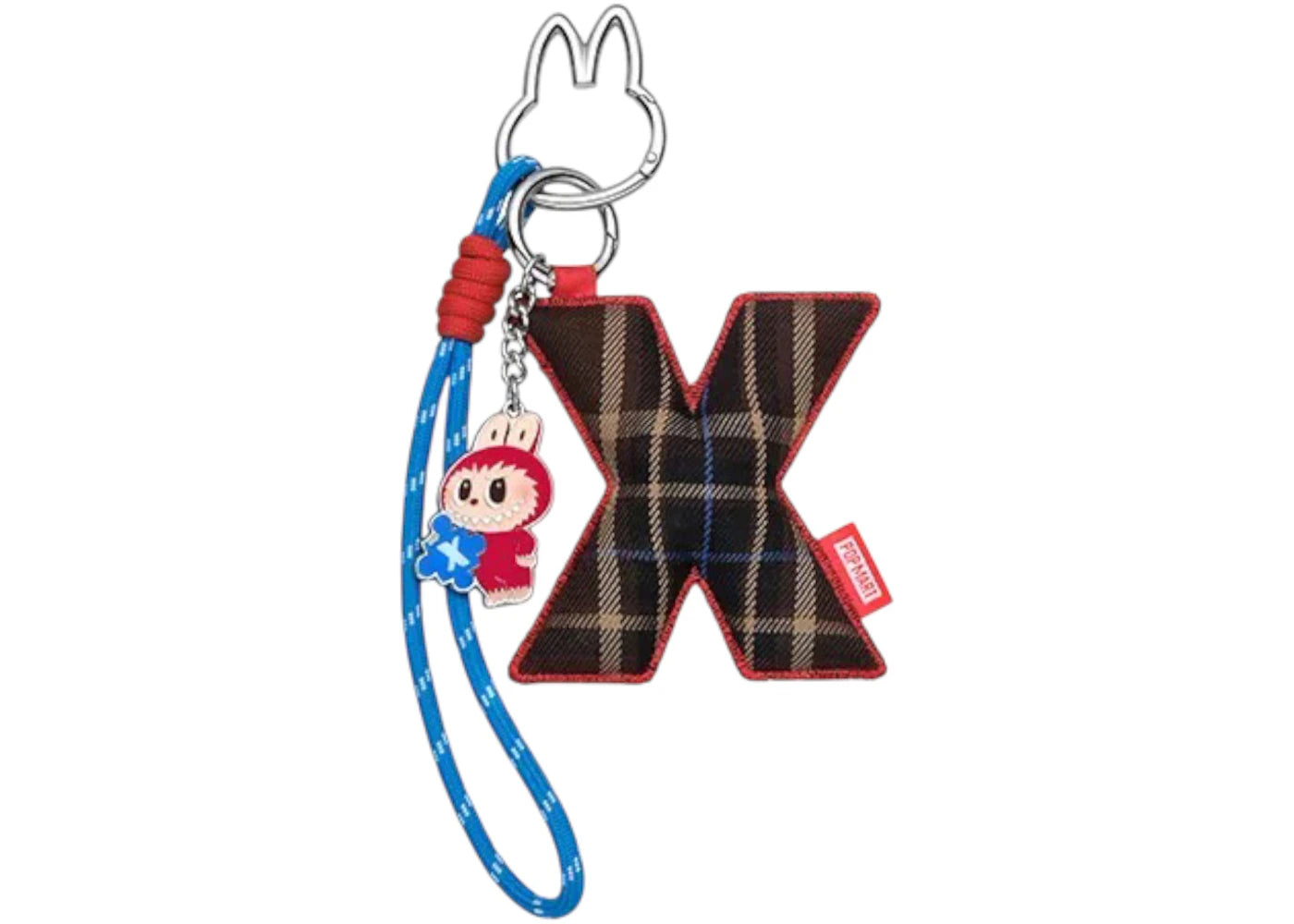 Pop Mart Labubu The Monsters Pin for Love Series "X" Letter Pendant