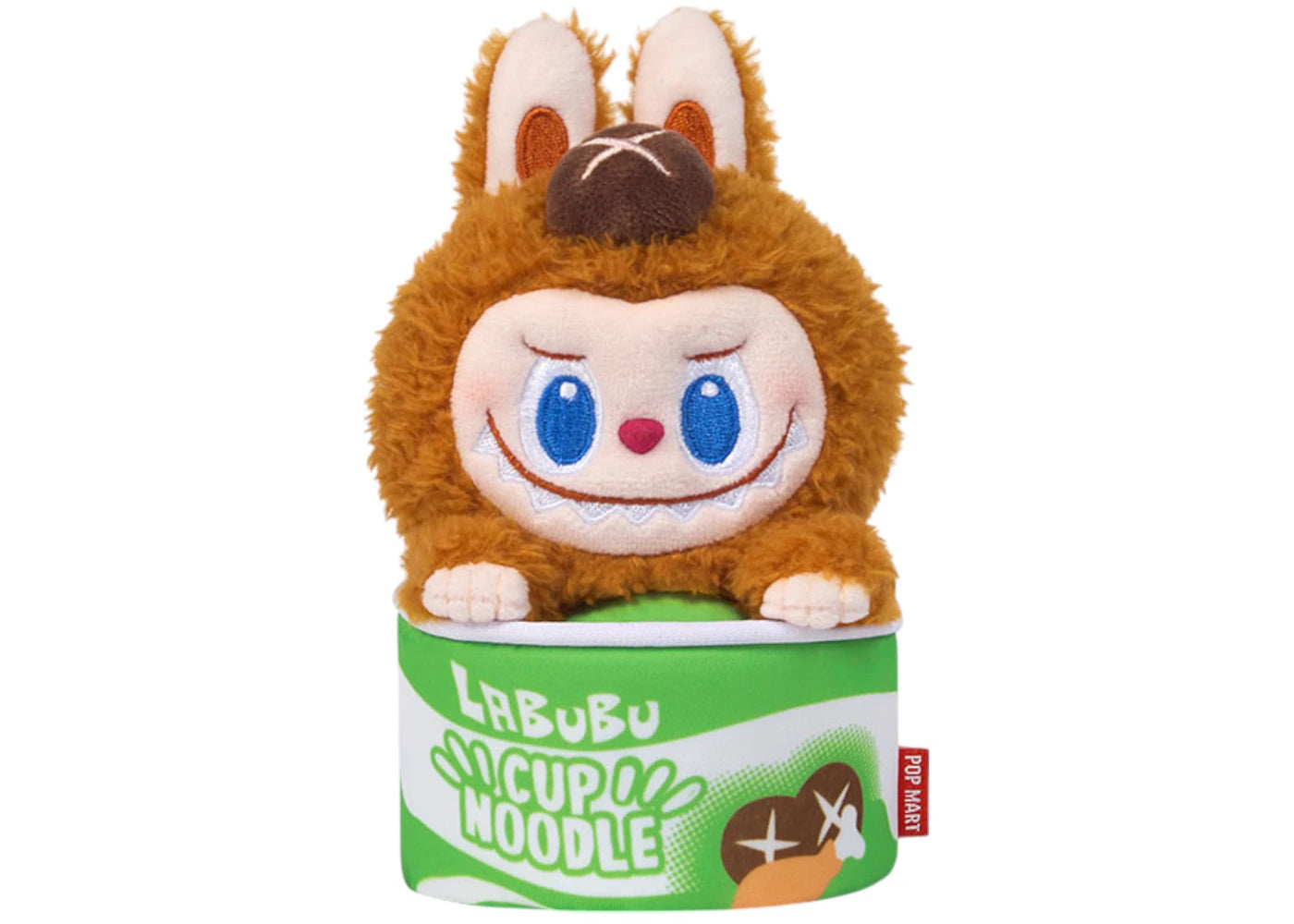 Pop Mart Labubu The Monsters Wacky Mart Series Cup Noodles Figure Storage Bag (Mushroom)