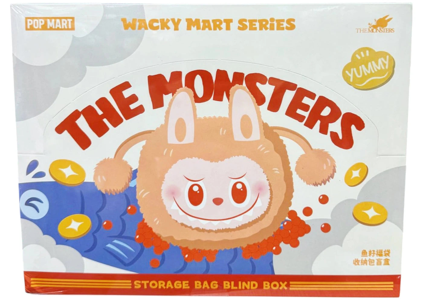 Pop Mart Labubu The Monsters Wacky Mart Series Storage Bag Sealed Case (6 Blind Box)