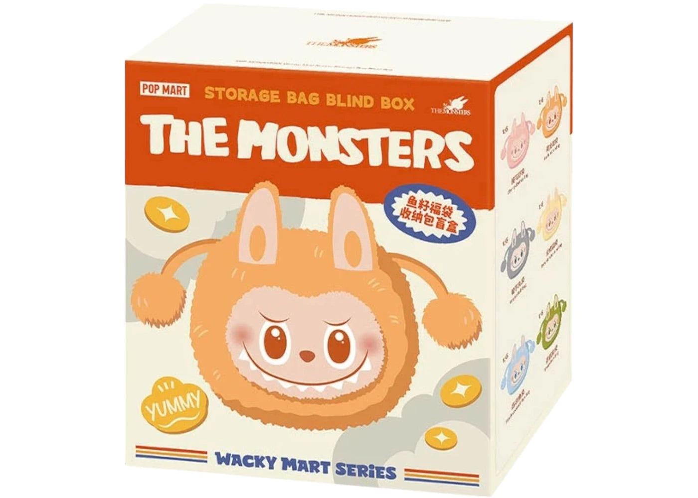 Pop Mart Labubu The Monsters Wacky Mart Series Storage Bag Single Blind Box