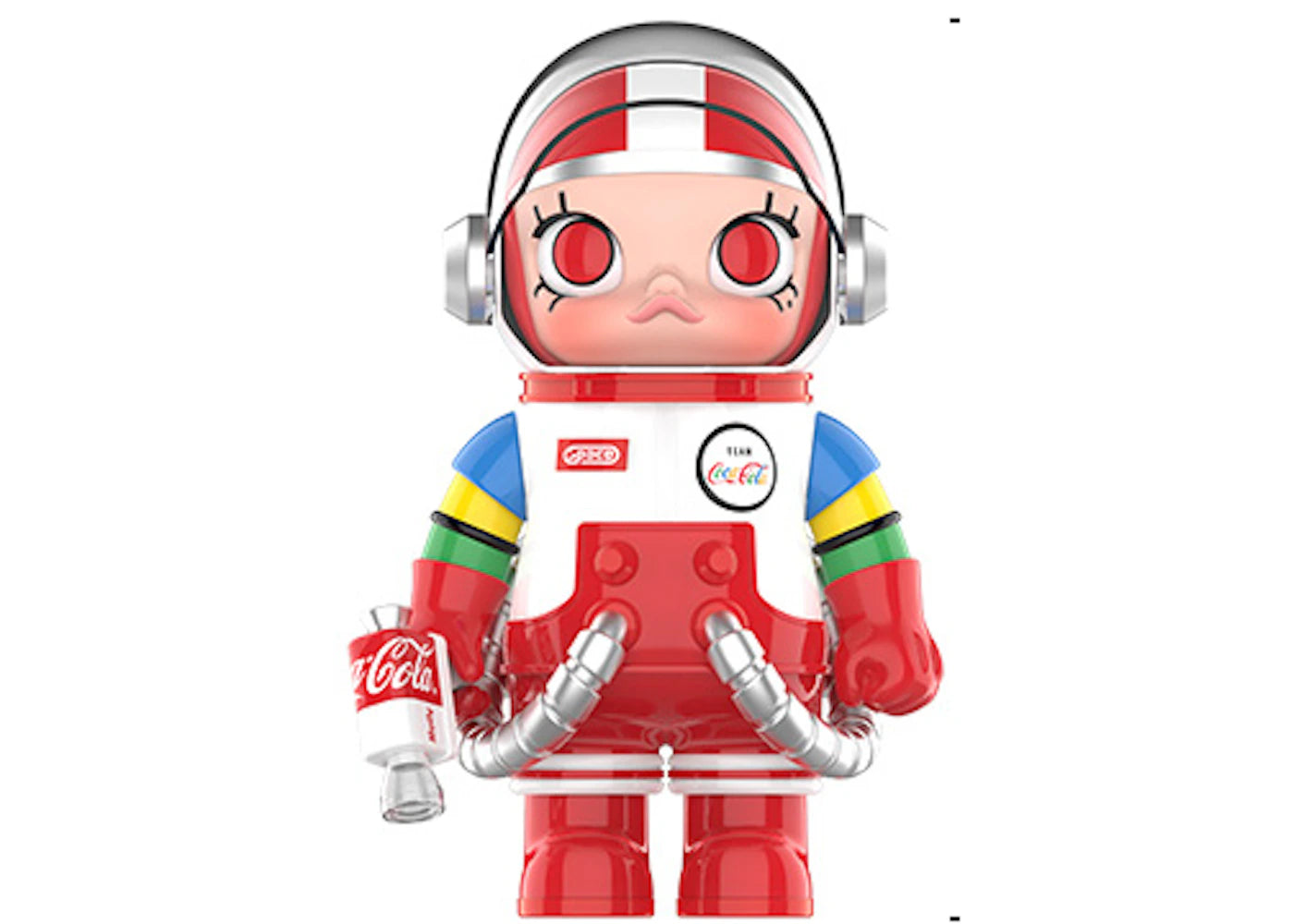 Pop Mart Mega Space Molly Team Coca-Cola 400%