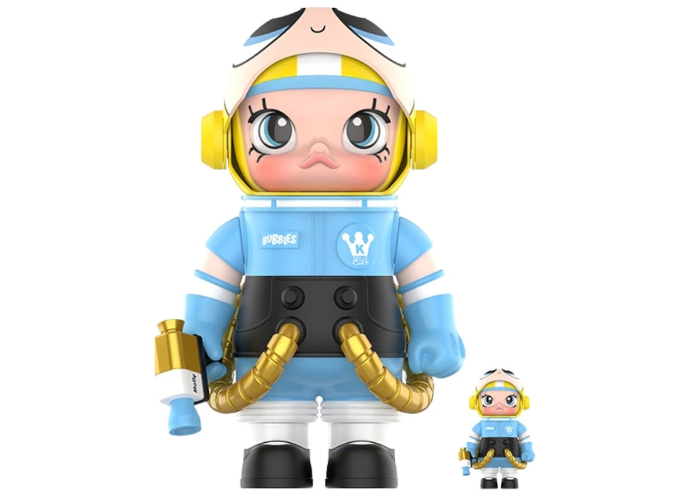 Pop Mart Mega Space Molly The Powerpuff Girls Bubbles 100% & 400% Set